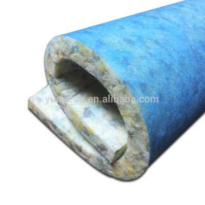 China decorative crepe fabric foam carpet under sponge